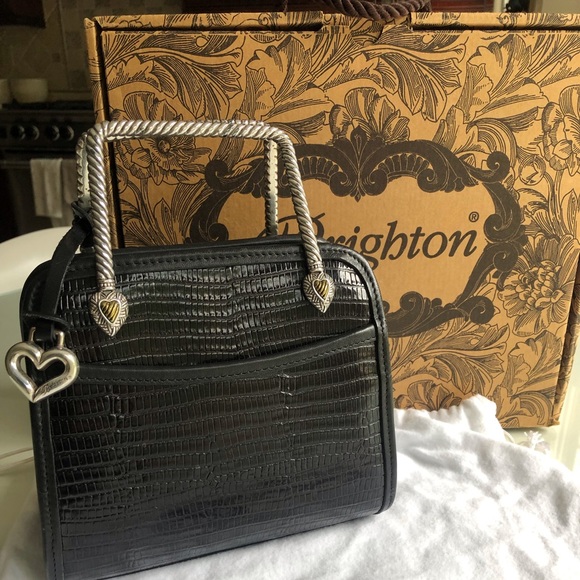 Brighton Leather Mini Bag.🖤 - Picture 1 of 9